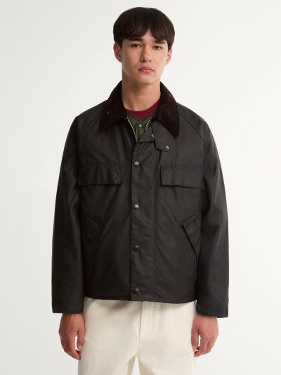 BARBOUR FOUR POCKET TRANSPORT WAX JACKET