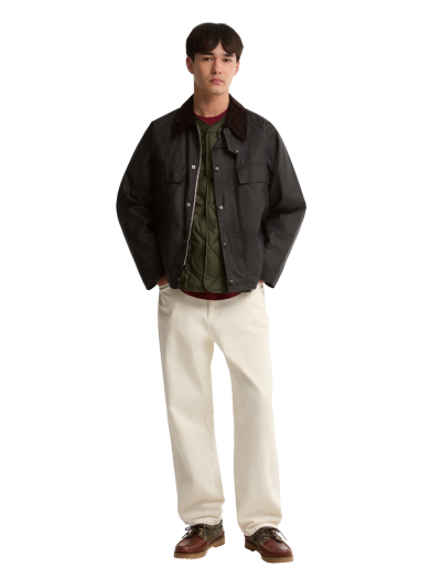 BARBOUR FOUR POCKET TRANSPORT WAX JACKET