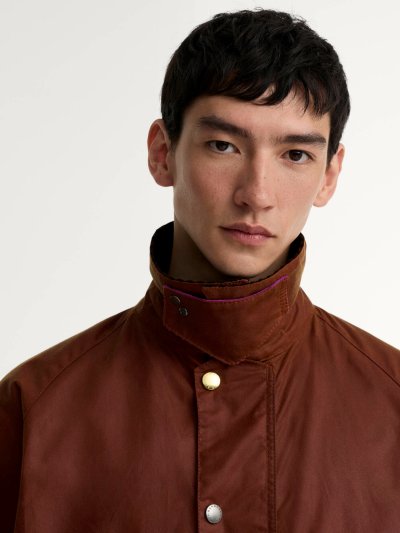BARBOUR X PAUL SMITH KEY TRANSPORT WAX JACKET