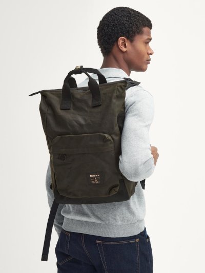 BARBOUR FIELD WAX BACKPACK