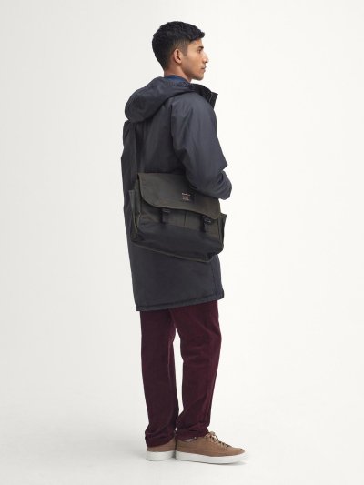 BARBOUR FIELD WAX MESSENGER BAG