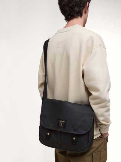 BARBOUR FIELD WAX RIEVER CROSSBODY BAG