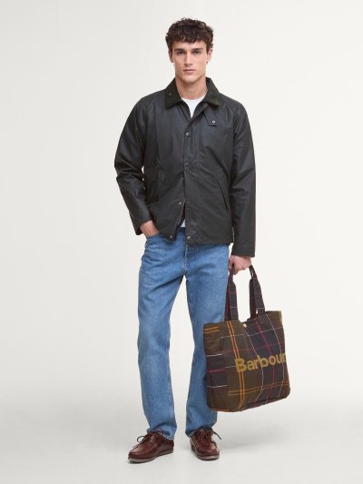 BARBOUR TELFIELD TARTAN TOTE BAG