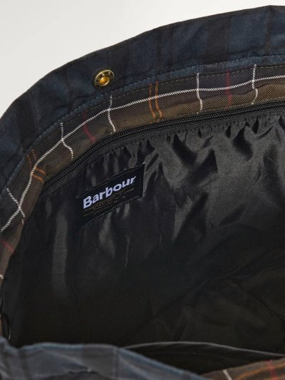 BARBOUR FIELD WAX CARRY ALL TOTE BAG