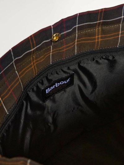 BARBOUR FIELD WAX CARRY ALL TOTE BAG