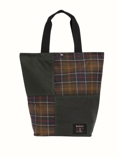 BARBOUR FIELD PATCHWORK TOTE BAG