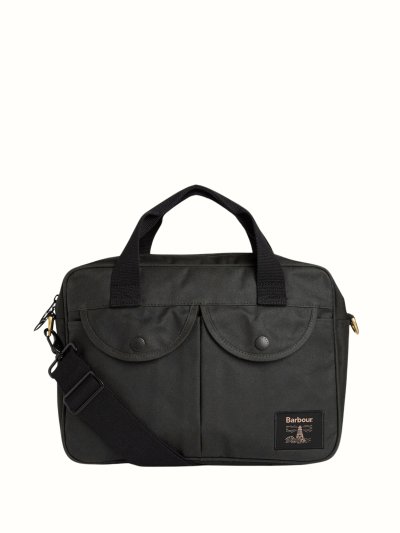 BARBOUR FIELD WAX LAPTOP CROSSBODY BAG