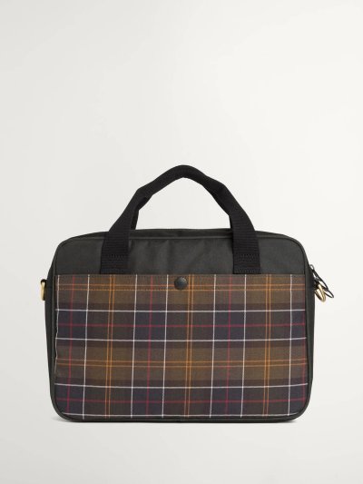 BARBOUR FIELD WAX LAPTOP CROSSBODY BAG