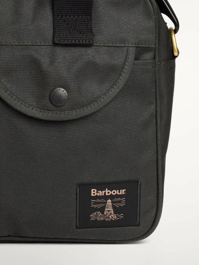 BARBOUR FIELD WAX LAPTOP CROSSBODY BAG