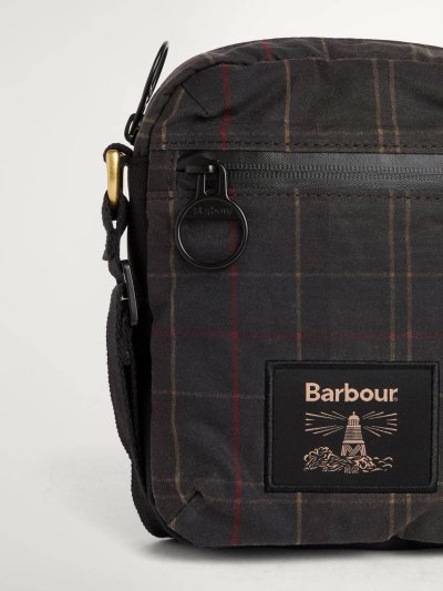 BARBOUR FIELD TARTAN WAX CROSSBODY BAG