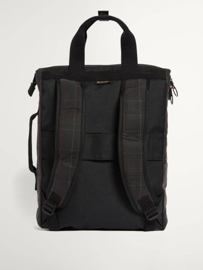 BARBOUR FIELD TARTAN WAX BACKPACK