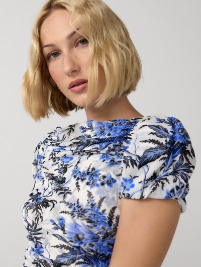 DVF DALLAS DRESS AVALON WHITE