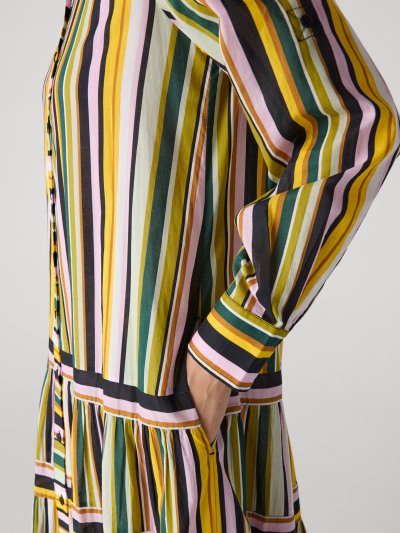 DVF	ADALENA DRESS	NEWPORT STRIPE MULTI