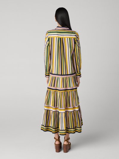 DVF	ADALENA DRESS	NEWPORT STRIPE MULTI