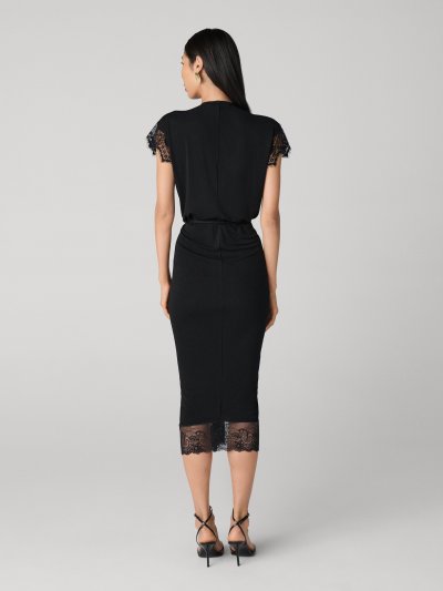 DVF MARIANA DRESS BLACK