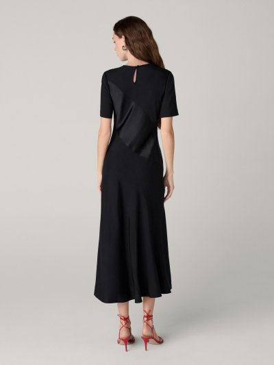 DVF ARAMINTA DRESS BLACK