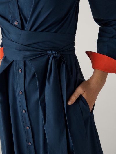 DVF EVE DRESS PERFECT NAVY