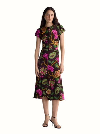 DVF	MAVIS DRESS HAWTHORNE SOIL