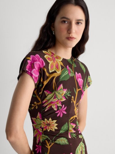 DVF	MAVIS DRESS HAWTHORNE SOIL