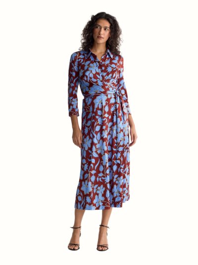 DVF	SANA TWO DRESS CERA FLOWER MULTI