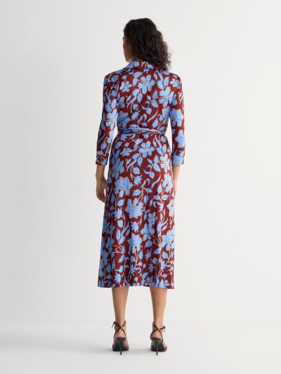DVF	SANA TWO DRESS CERA FLOWER MULTI