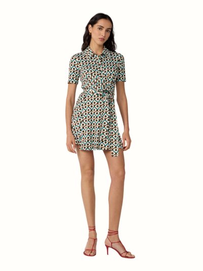 DVF DIDI SHORT SLEEVE DRESS