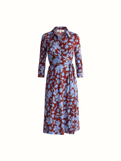 DVF	SANA TWO DRESS CERA FLOWER MULTI