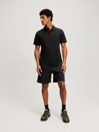 KARL LAGERFELD - RTW-1 KAMEO LOGO PIQUE POLO
