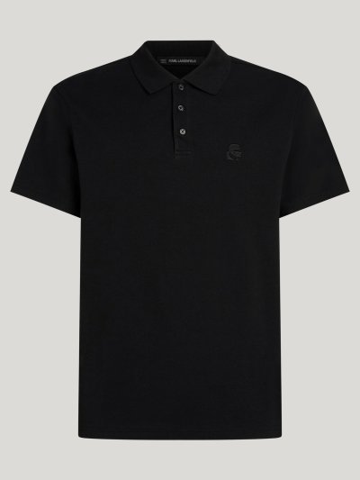 KARL LAGERFELD - RTW-1 KAMEO LOGO PIQUE POLO
