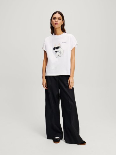 KARL LAGERFELD -  IKON AQUARELLE C LOOSE T-SHIRT
