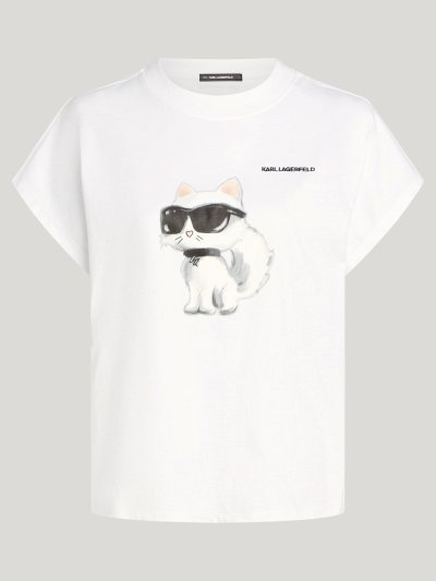 KARL LAGERFELD -  IKON AQUARELLE C LOOSE T-SHIRT