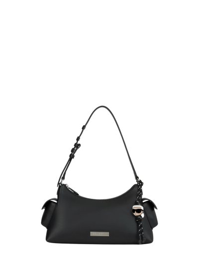 KARL LAGERFELD - IKON SMOOTH CARGO SHOULDER BAG