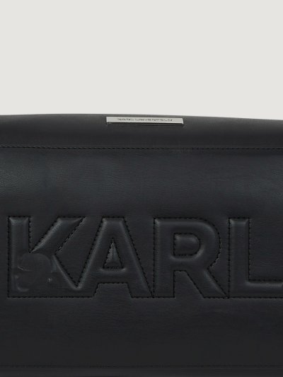 KARL LAGERFELD - IKON SMOOTH CARGO SHOULDER BAG