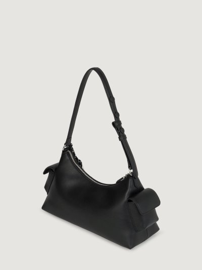 KARL LAGERFELD - IKON SMOOTH CARGO SHOULDER BAG