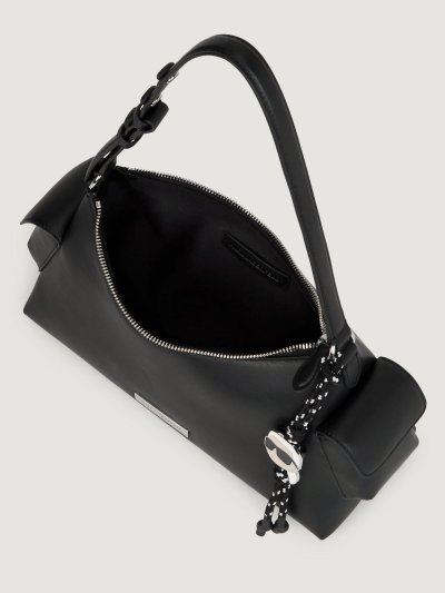 KARL LAGERFELD - IKON SMOOTH CARGO SHOULDER BAG