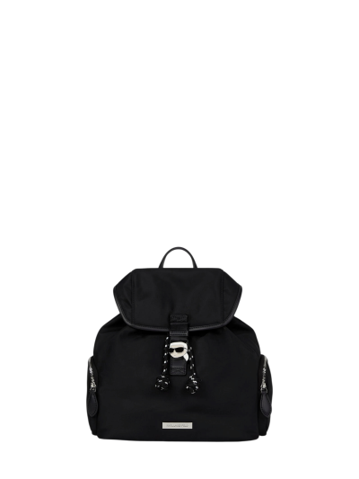 KARL LAGERFELD - IKON NYLON SM FLAP BACKPACK