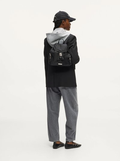 KARL LAGERFELD - IKON NYLON SM FLAP BACKPACK