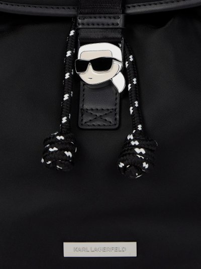 KARL LAGERFELD - IKON NYLON SM FLAP BACKPACK