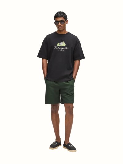 KARL LAGERFELD - RTW-1 VACANCES TENCEL BLEND SHORTS