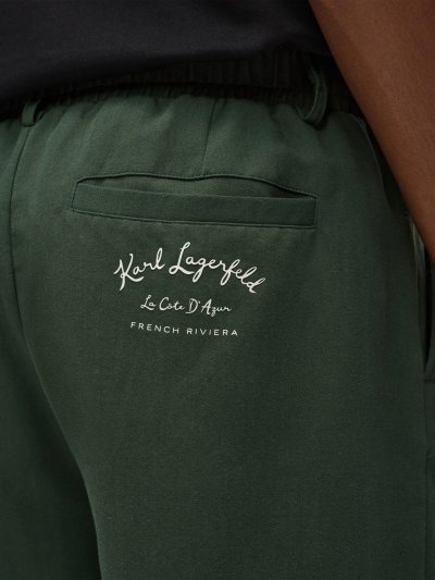 KARL LAGERFELD - RTW-1 VACANCES TENCEL BLEND SHORTS