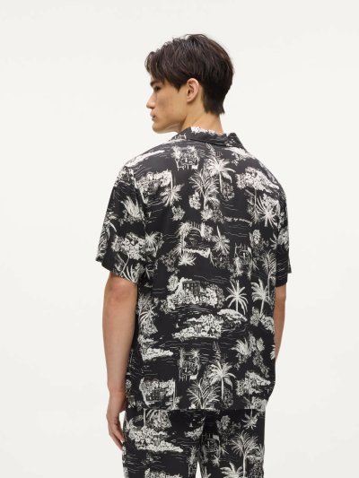 KARL LAGERFELD -  RTW-1 VACANCES AOP SSLV SHIRT