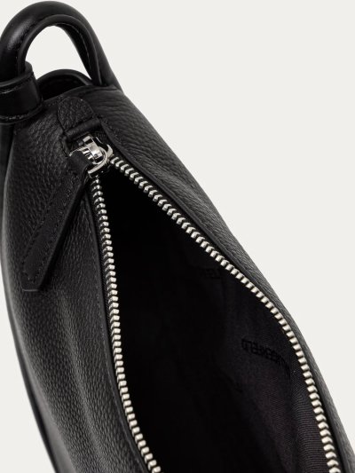 KARL LAGERFELD -  K/AUTOGRAPH PATCH HALFMOON SHB BLACK