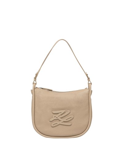KARL LAGERFELD -  K/AUTOGRAPH PATCH HALFMOON SHB SAFARI