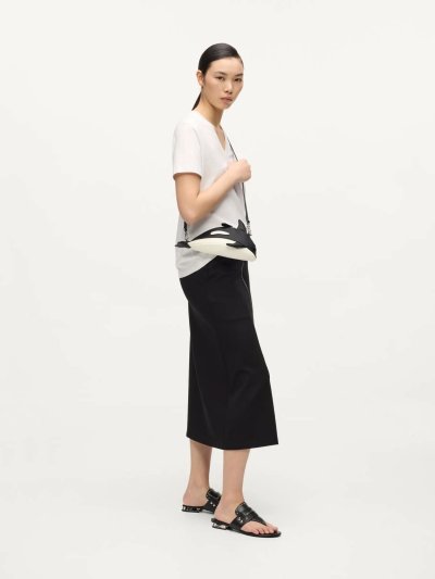 KARL LAGERFELD - IKON ORKA CROSSBODY BLACK