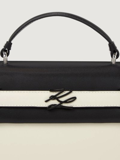 KARL LAGERFELD - K/AUTOGRAPH SM TOPH CLRBLOCK BLACK