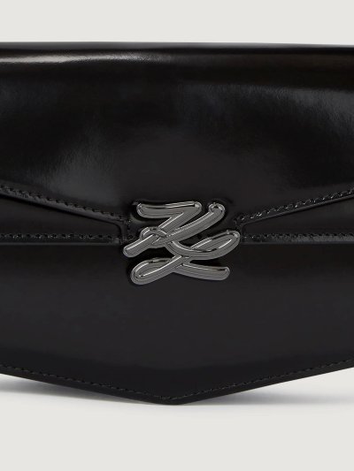KARL LAGERFELD - K/AUTOGRAPH SWING XL HOBO BLACK