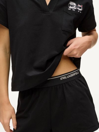 KARL LAGERFELD - IKON SHORT PJ SET SS