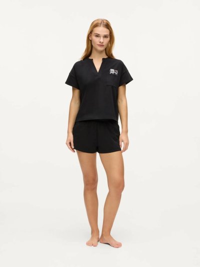 KARL LAGERFELD - IKON SHORT PJ SET SS