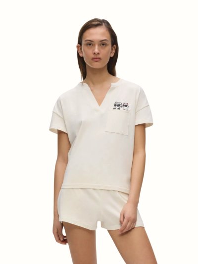 KARL LAGERFELD -  IKON SHORT PJ SET SS