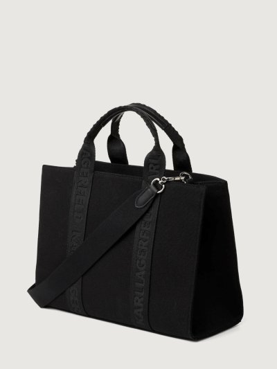 KARL LAGERFELD IKON PIN SQUARE MD TOTE